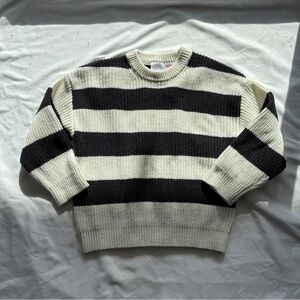 Zara Kids Wide Stripe Sweater 3-4T